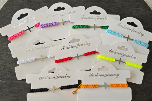 Adjustable Cross Bracelets