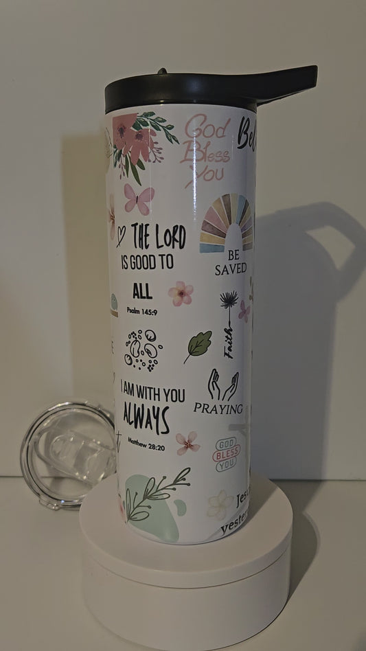 20oz Duo Tumbler "You can do it" God Tumbler